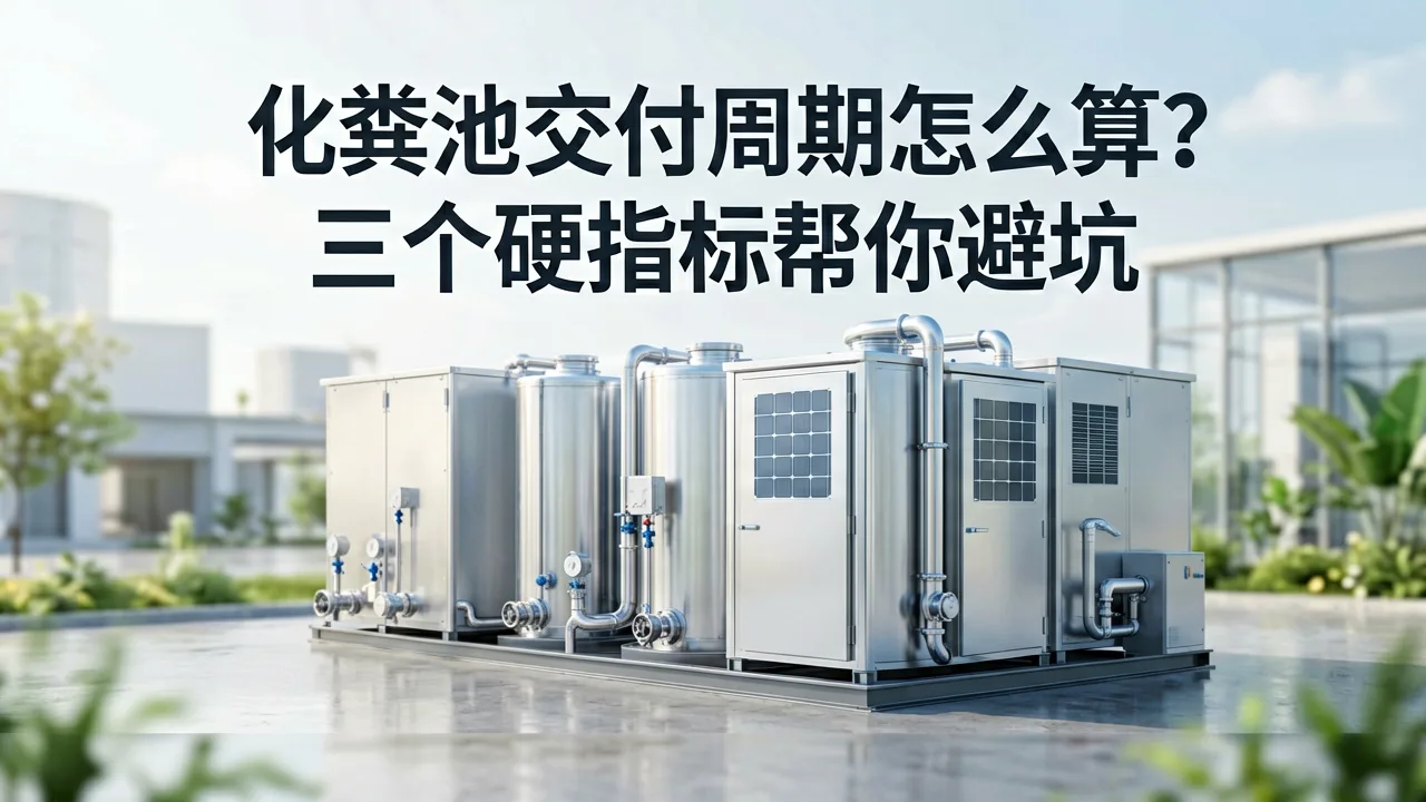 化粪池交付周期怎么算？三个硬指标帮你避坑
