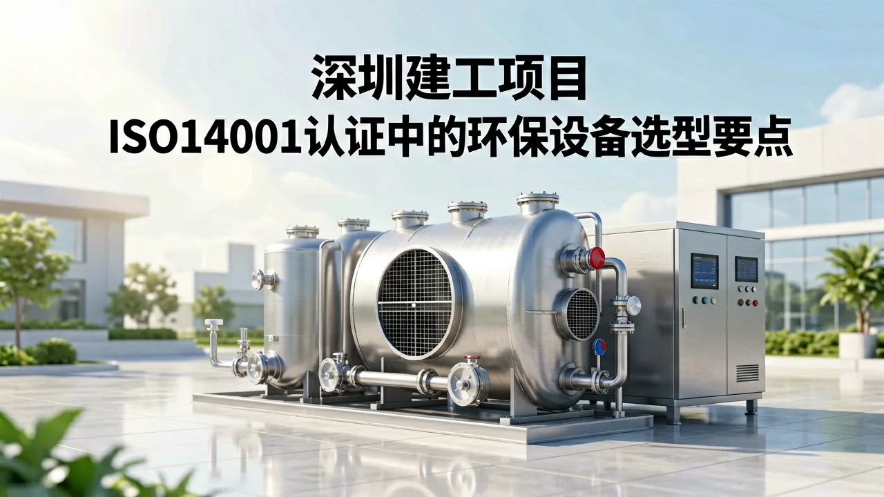 深圳建工项目ISO14001认证中的环保设备选型要点