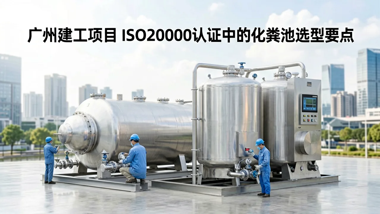 广州建工项目ISO20000认证中的化粪池选型要点